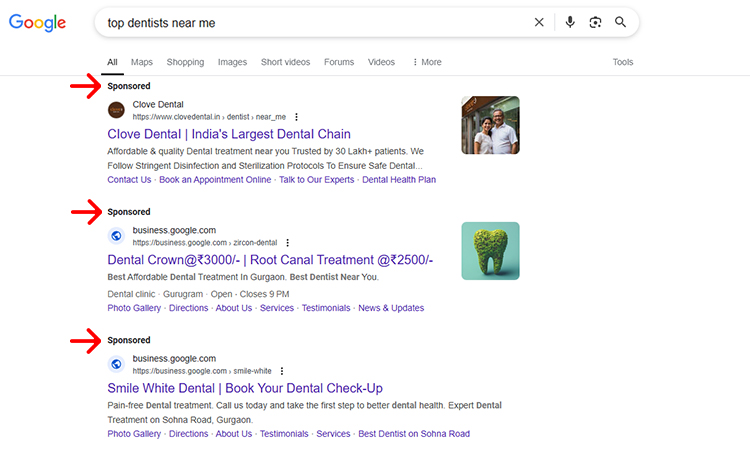 Run Paid Advertisements to Market Your Dental Care Services