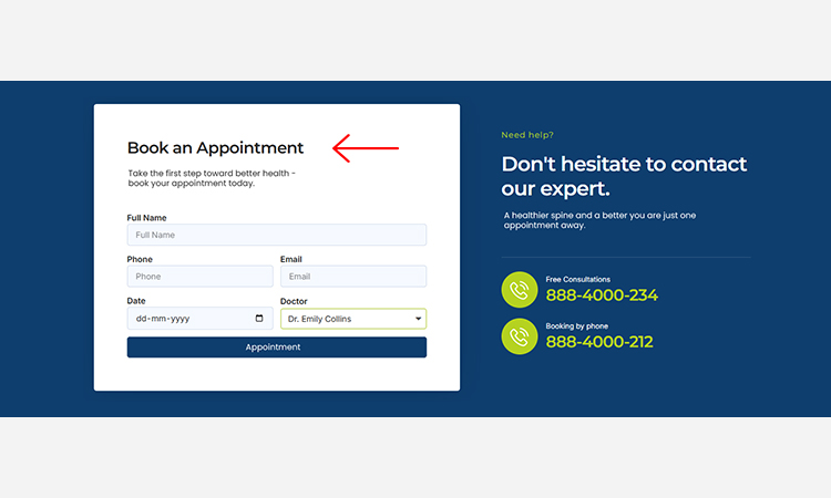 Online Appointment Consultation