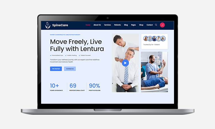 Use a clear and modern website design