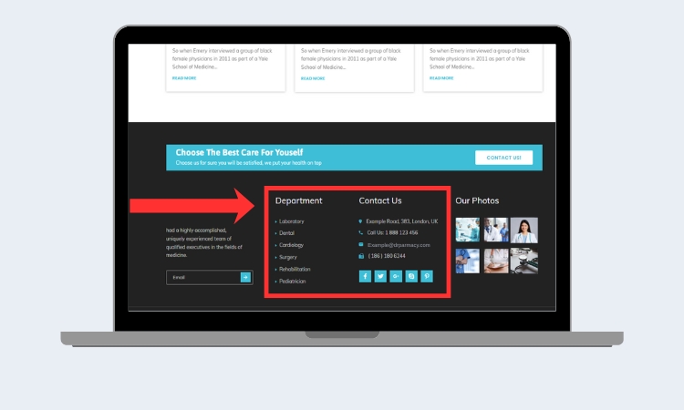 Optimize About and Contact Pages