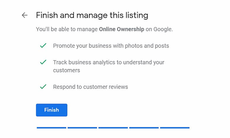 Finish the Profile Creation Process