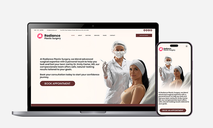 Leverage a Clear and Modern Website Design