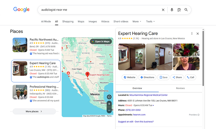 Local SEO for Audiologists